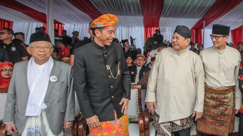 Detail Foto Lucu Jokowi Vs Prabowo Nomer 45