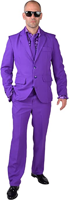 Detail Herren Anzug Lila Nomer 2
