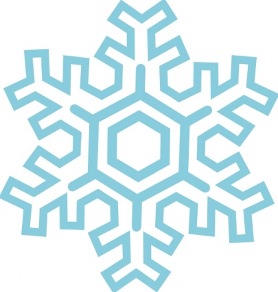 Detail Snowflake Clipart Nomer 7