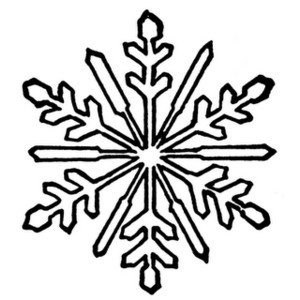 Detail Snowflake Clipart Nomer 10