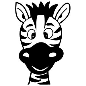 Detail Zebra Head Clipart Nomer 9