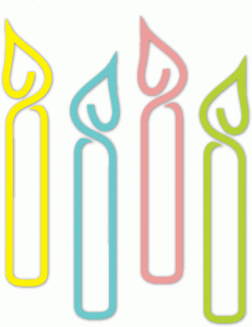 Detail Birthday Candle Silhouette Nomer 7