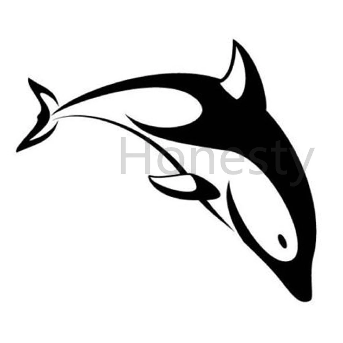 Detail Czarny Delfin Nomer 10