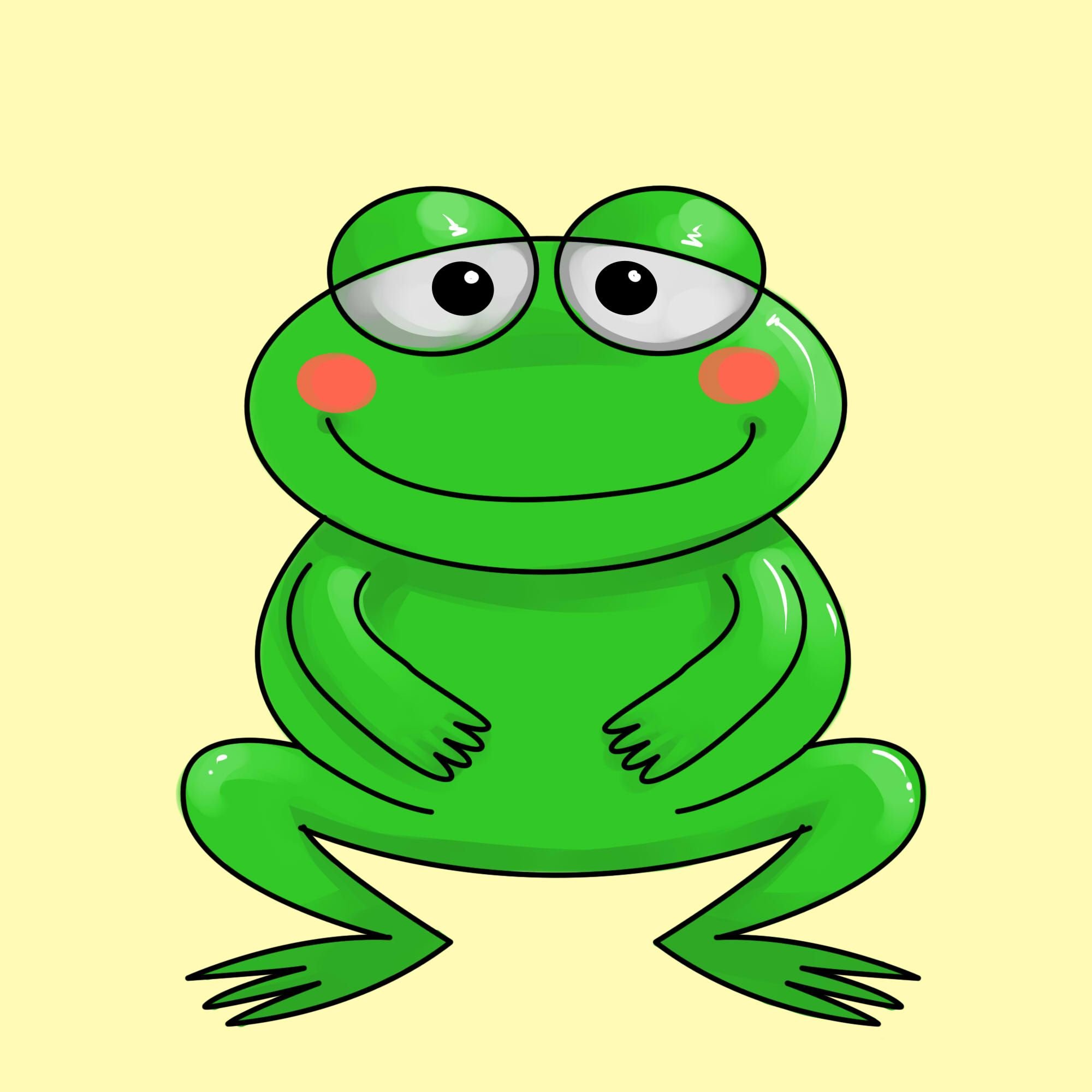 Detail Frosch Zeichnen Kinder Koleksi Nomer 14