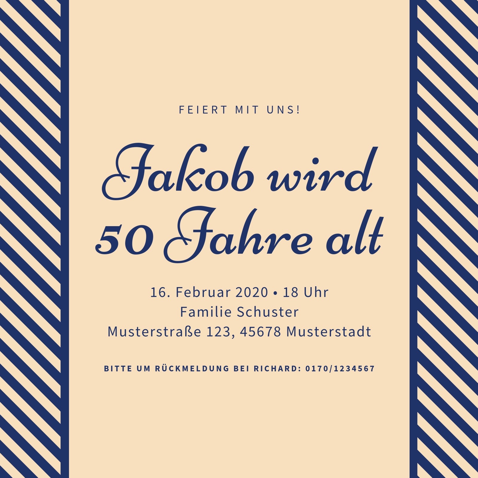 Detail Einladung 50 Geburtstag Fasching Nomer 16