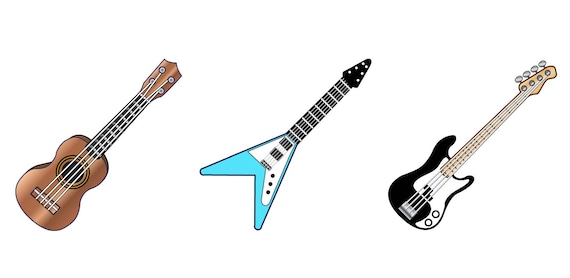 Detail Blaue Gitarre Nomer 17