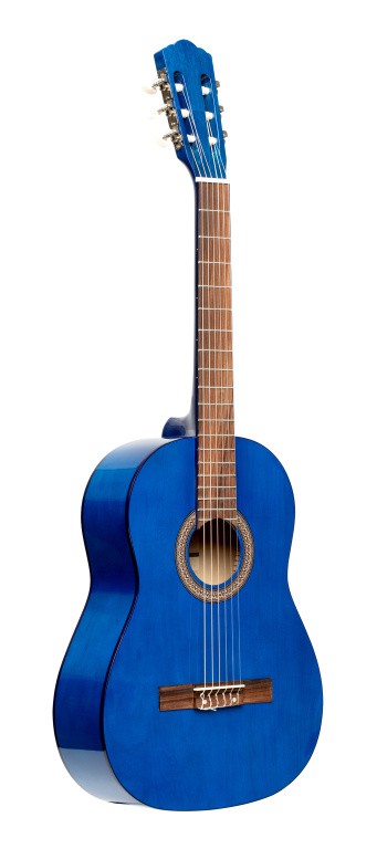 Detail Blaue Gitarre Nomer 2