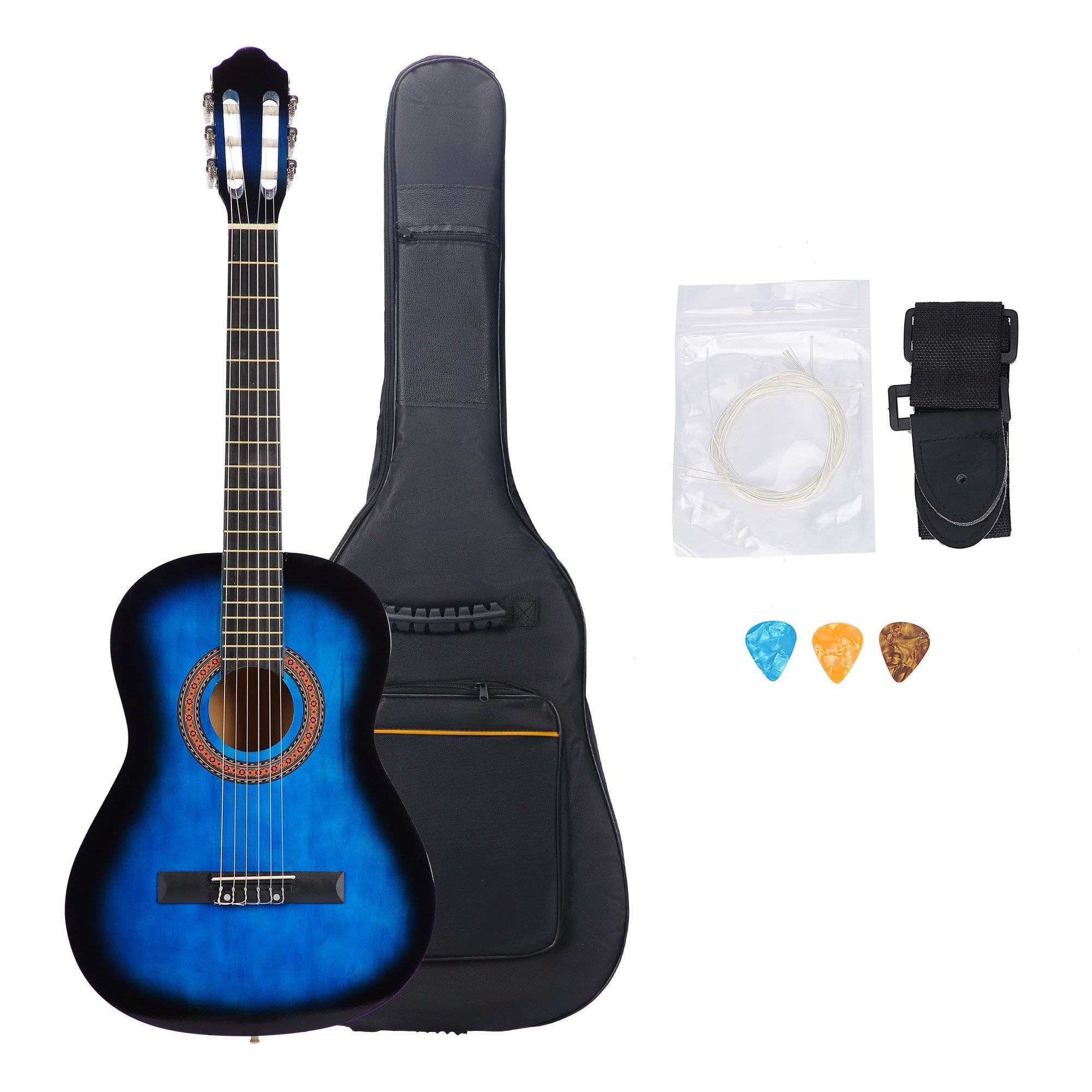 Detail Blaue Gitarre Nomer 9