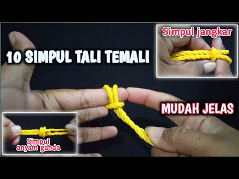 Detail Belajar Simpul Tali Temali Nomer 7