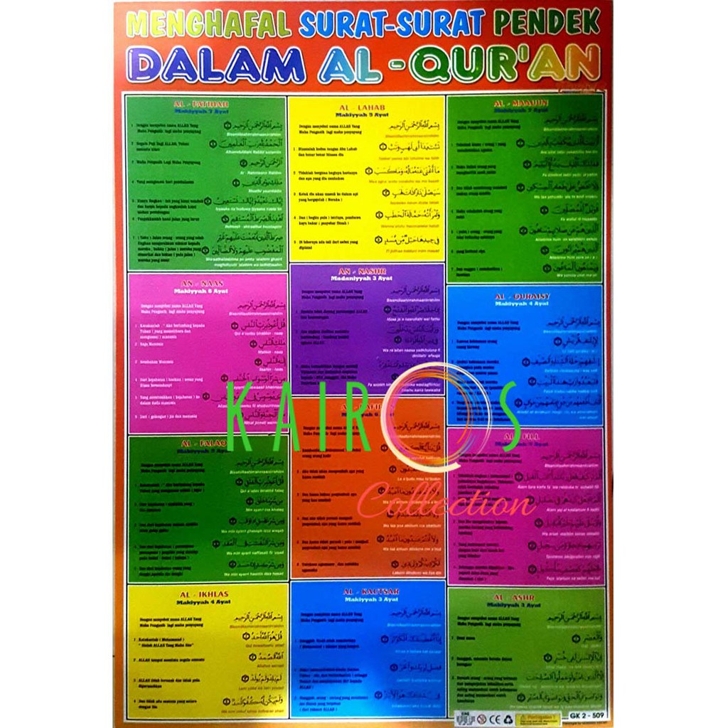 Detail Belajar Surat Pendek Nomer 15