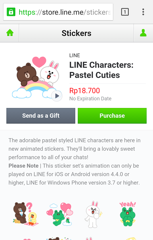 Detail Beli Stiker Line Pake Pulsa Nomer 32