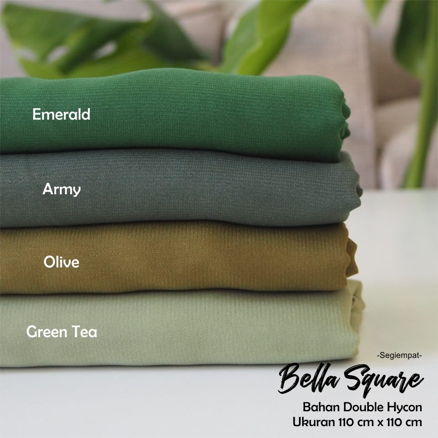 Detail Bella Square Warna Olive Nomer 35