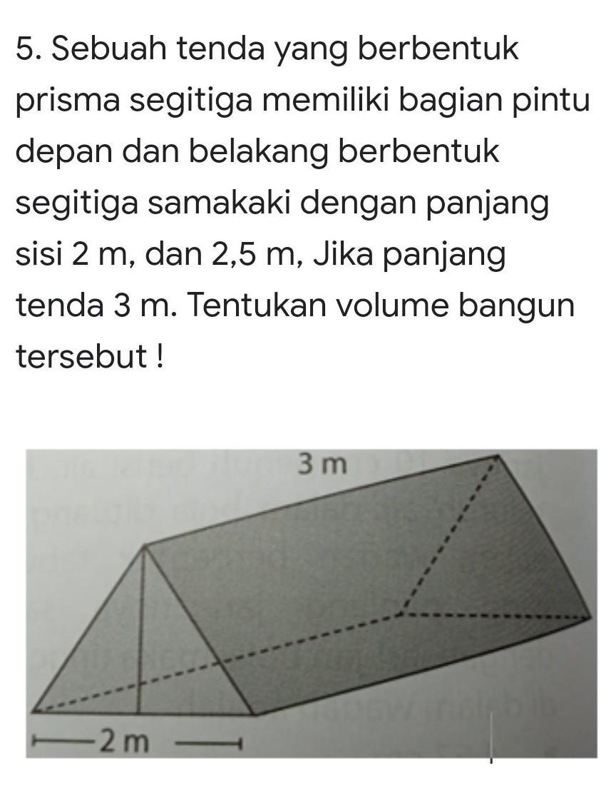 Detail Benda Berbentuk Prisma Segitiga Nomer 27