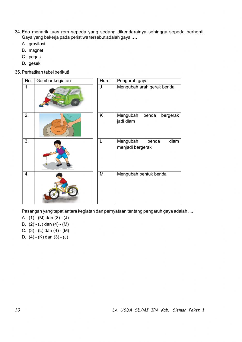 Detail Benda Dari Huruf M Nomer 45