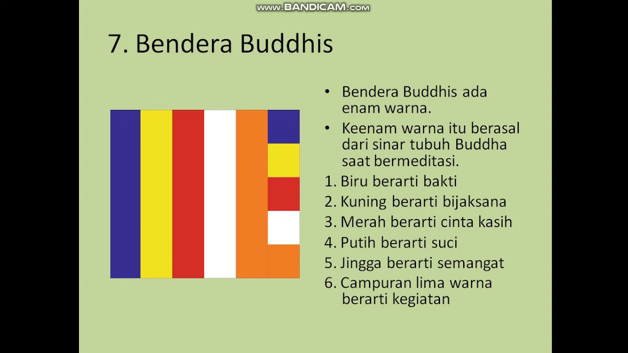 Detail Bendera Agama Buddha Nomer 44