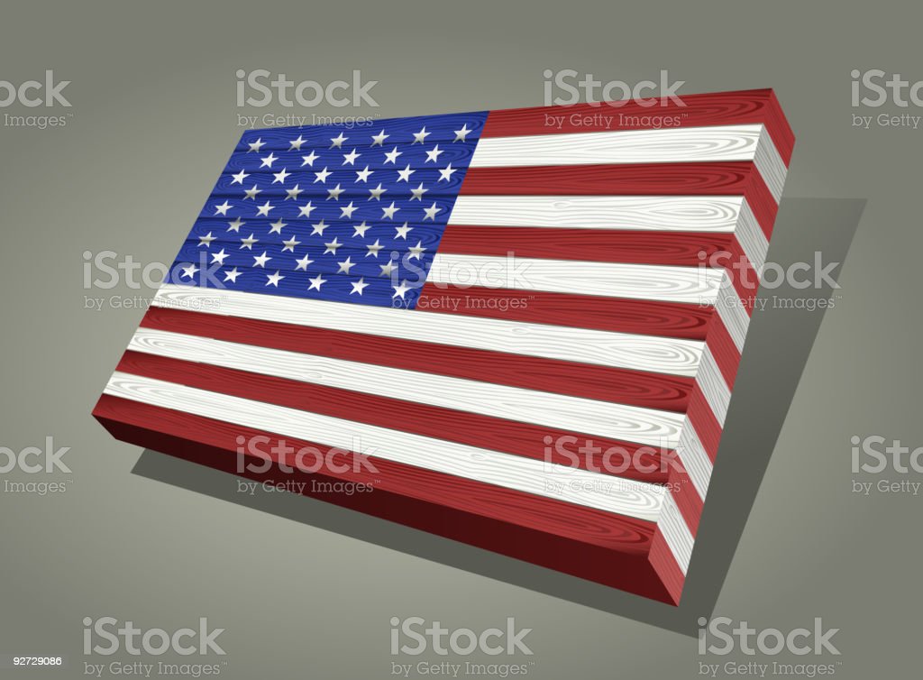 Detail Bendera Amerika 3d Nomer 19