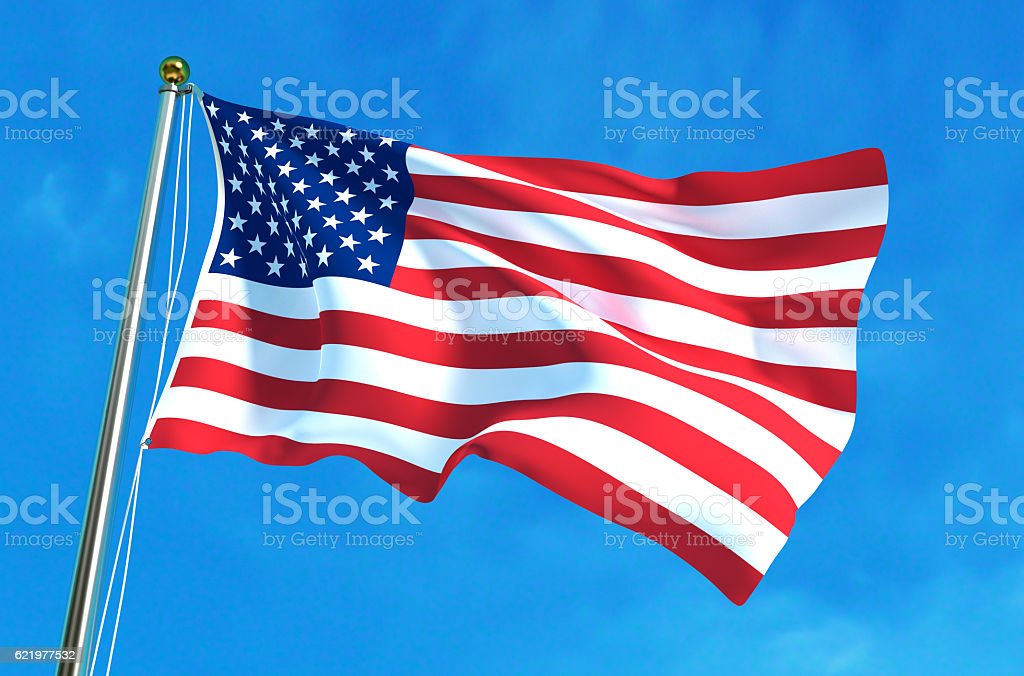 Detail Bendera Amerika 3d Nomer 4