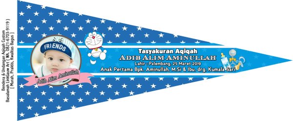 Detail Bendera Aqiqah Nomer 5