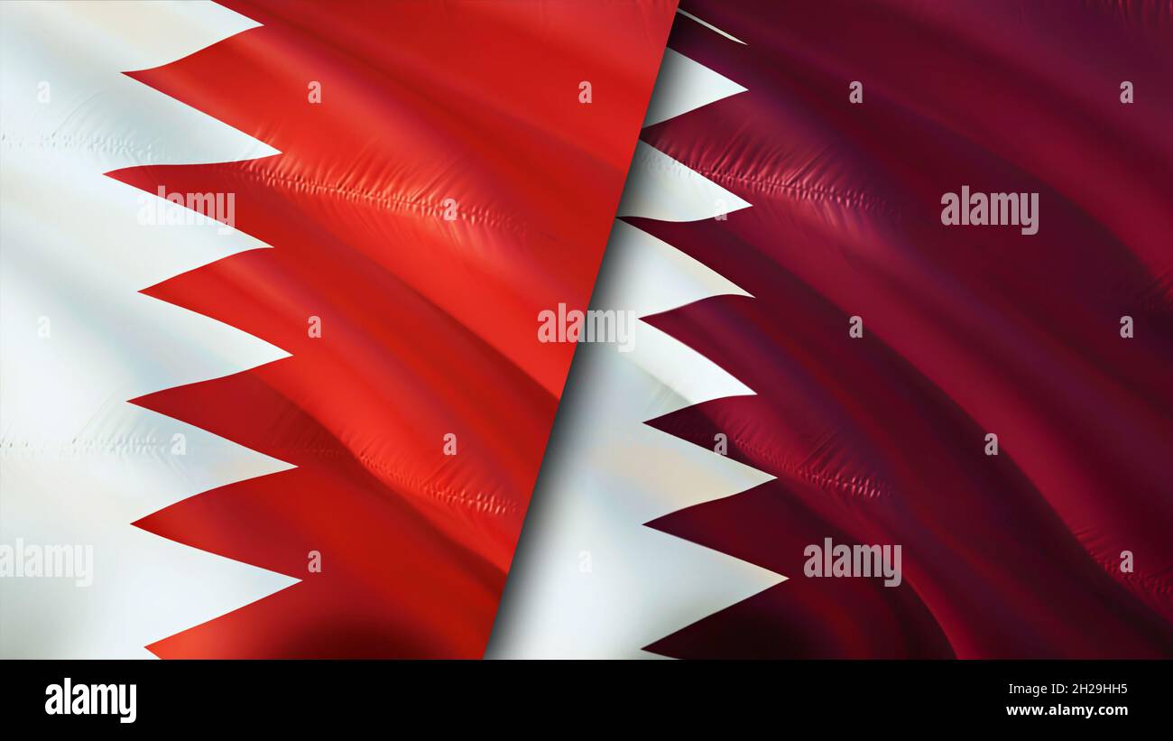 Detail Bendera Bahrain Dan Qatar Nomer 55