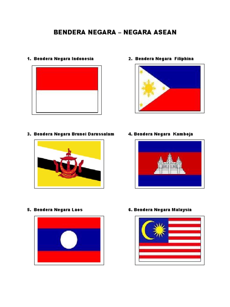 Detail Bendera Bendera Anggota Asean Nomer 35