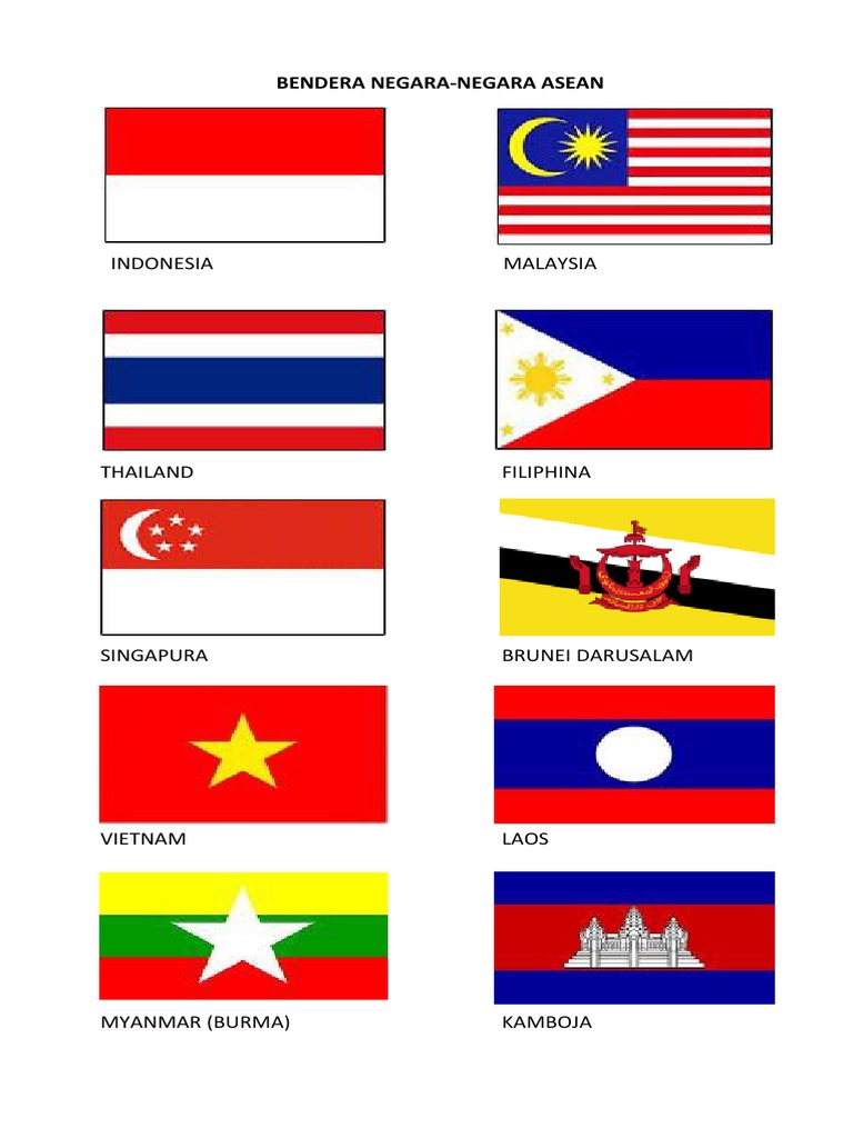 Detail Bendera Bendera Asean Nomer 23