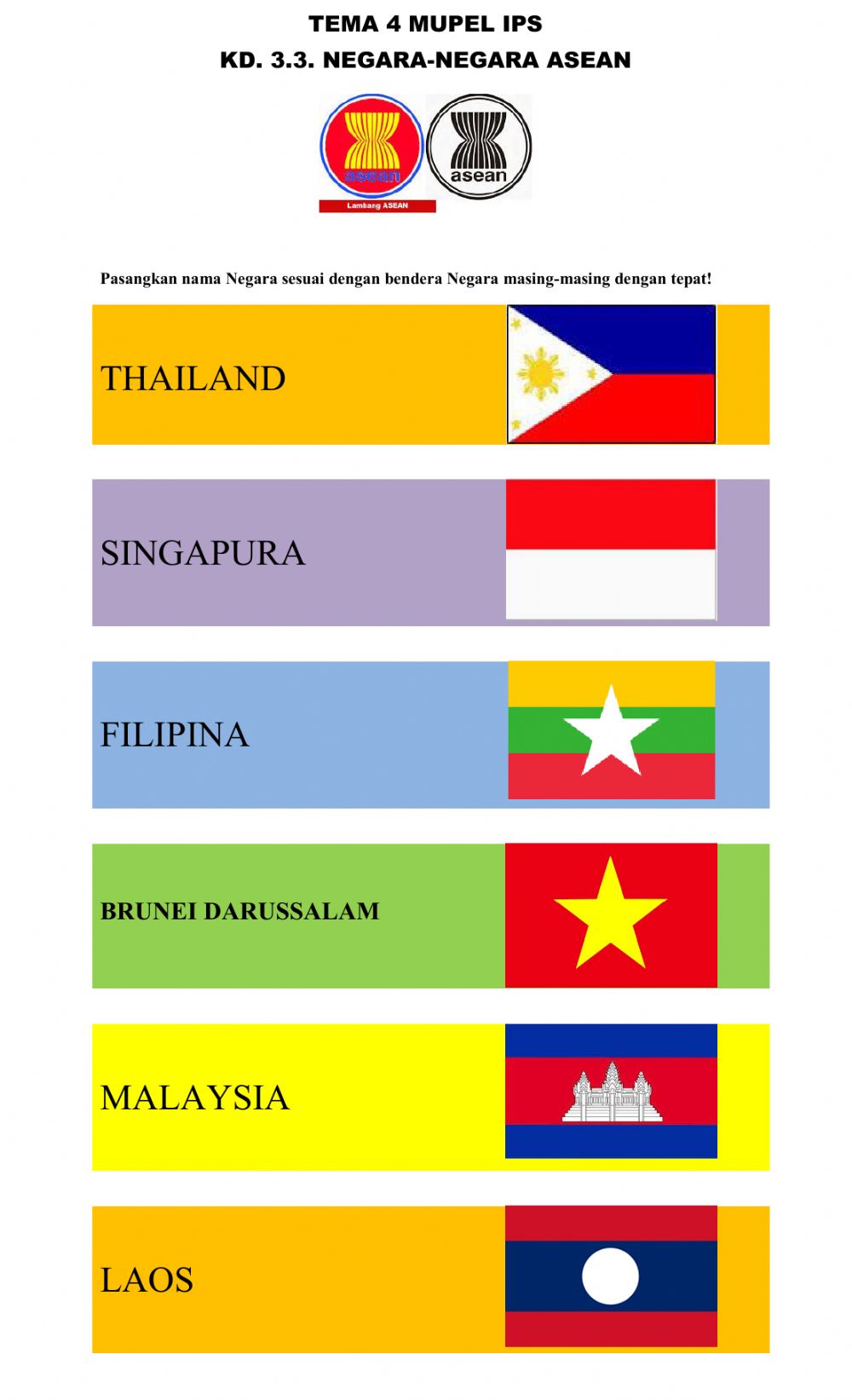 Detail Bendera Bendera Asean Nomer 6