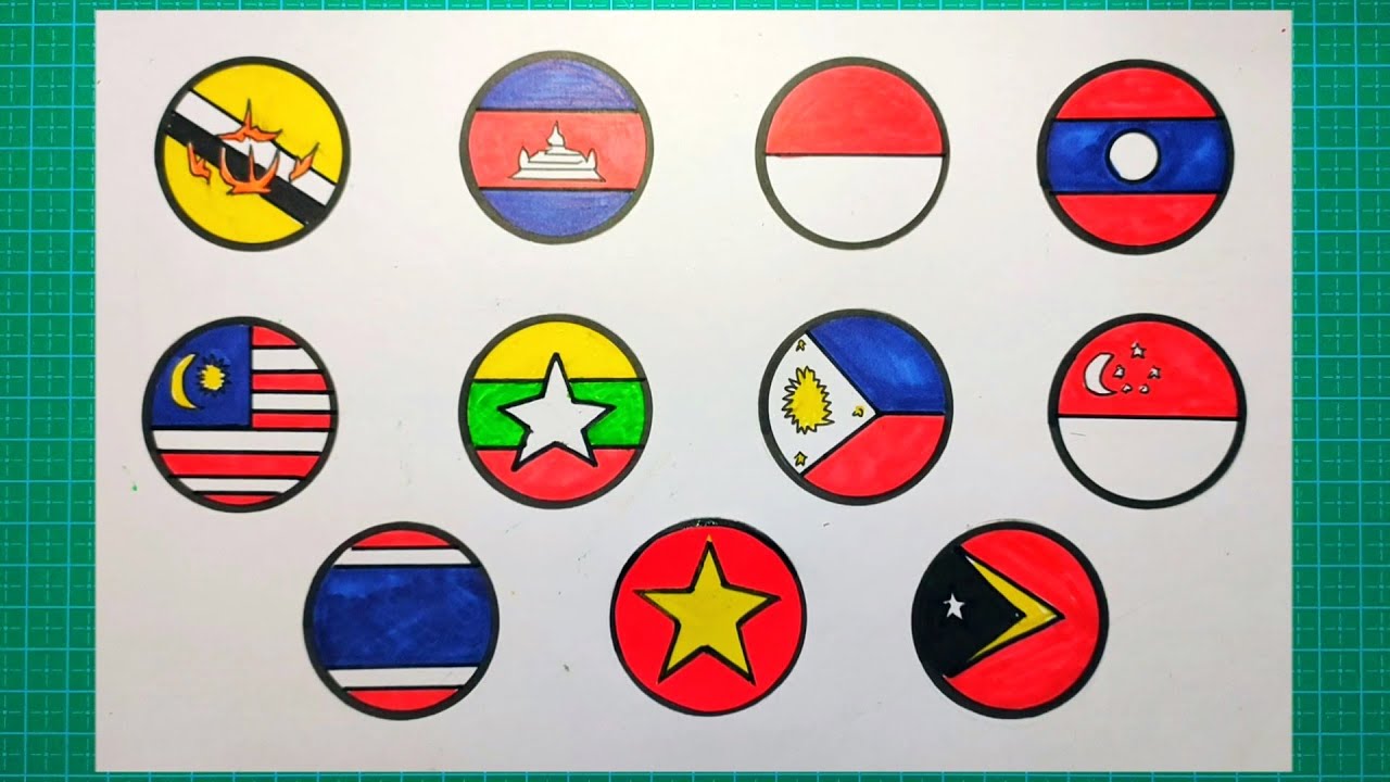 Detail Bendera Bendera Asean Nomer 50