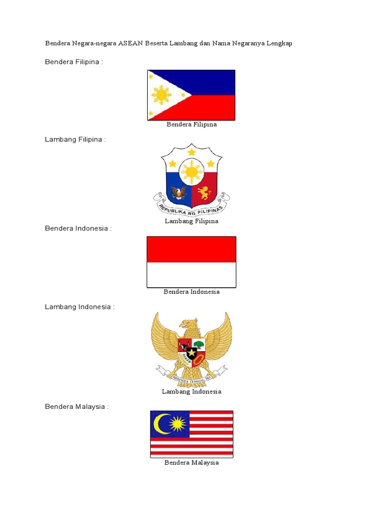 Detail Bendera Bendera Asean Nomer 51