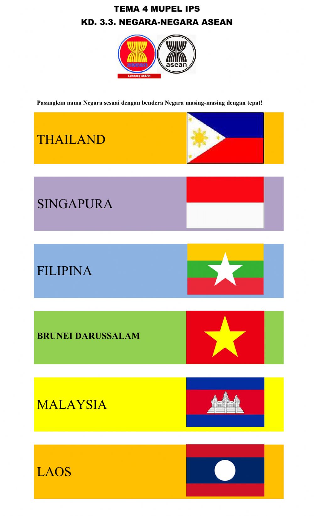 Detail Bendera Bendera Negara Asean Nomer 10