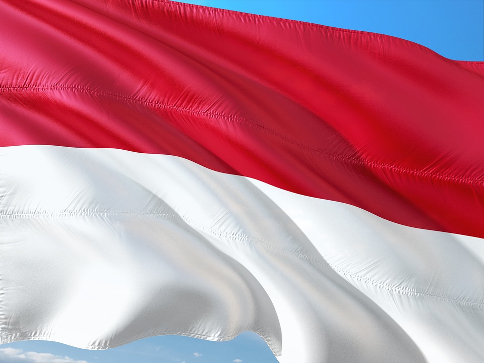 Detail Bendera Berkibar Indonesia Nomer 17