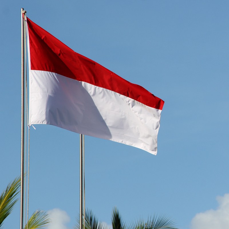 Detail Bendera Berkibar Indonesia Nomer 30