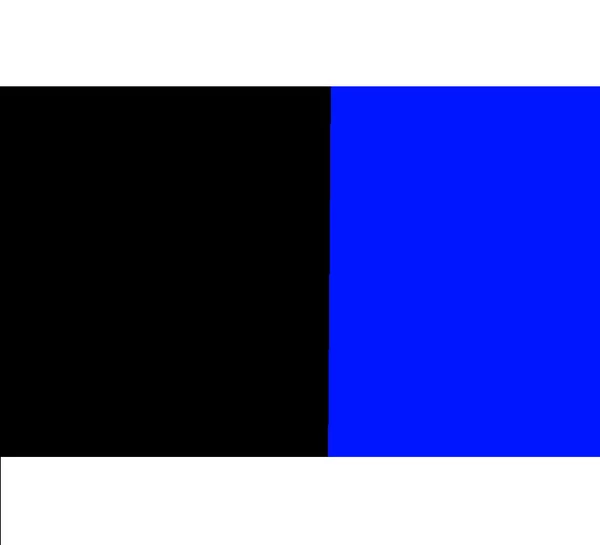 Detail Bendera Biru Hitam Putih Nomer 6