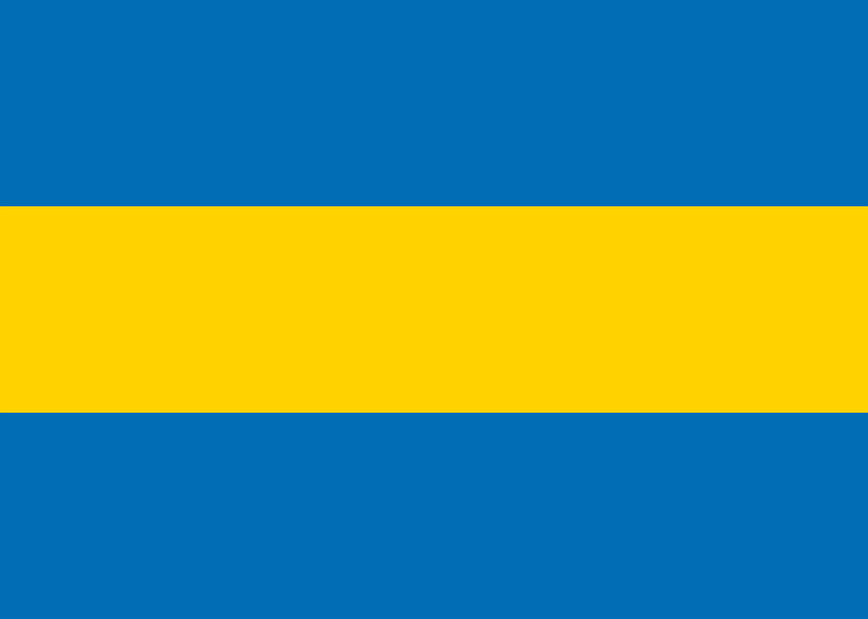 Detail Bendera Biru Kuning Nomer 7