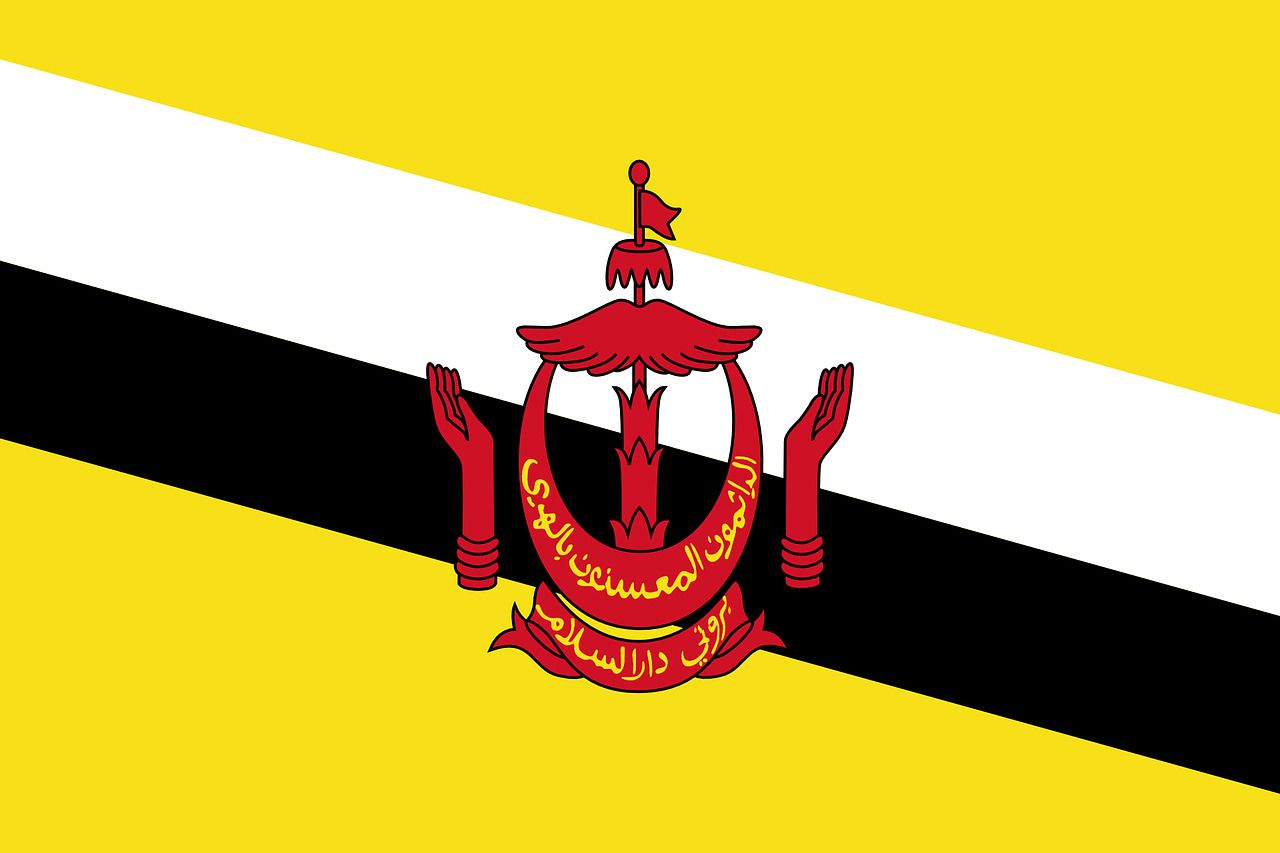 Detail Bendera Brunei Darussalam Nomer 3