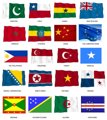 Detail Bendera Dunia Dan Nama Negaranya Nomer 50