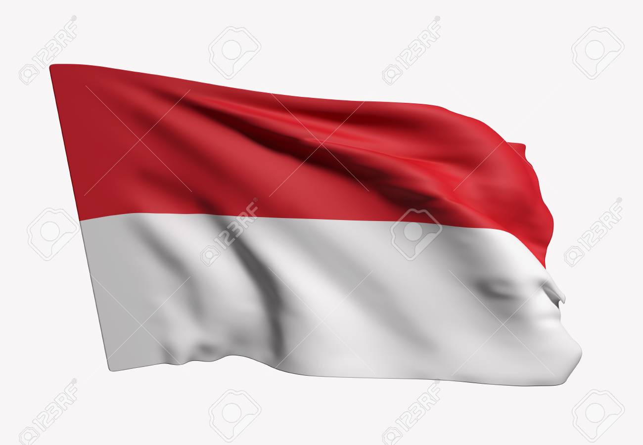 Detail Bendera Indonesia 3d Nomer 32