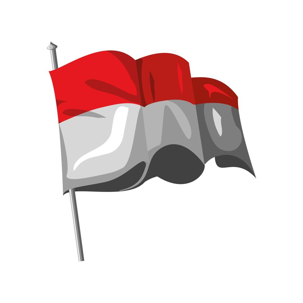 Detail Bendera Indonesia Art Nomer 24