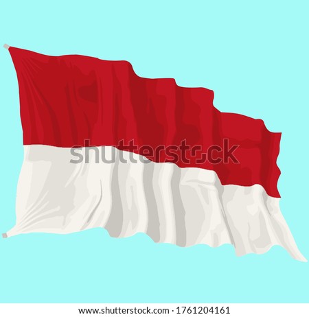 Detail Bendera Indonesia Art Nomer 47