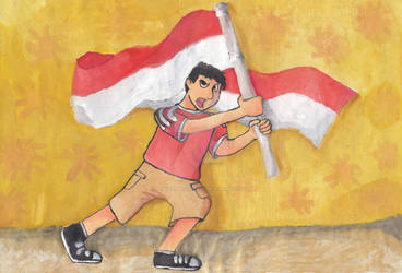 Detail Bendera Indonesia Art Nomer 48