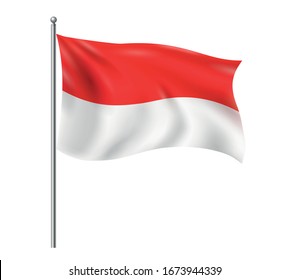 Detail Bendera Indonesia Berkibar Animasi Png Nomer 12