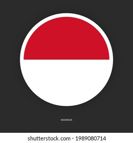 Detail Bendera Indonesia Bulat Nomer 43