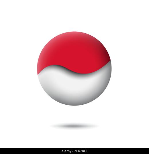 Detail Bendera Indonesia Bulat Nomer 50