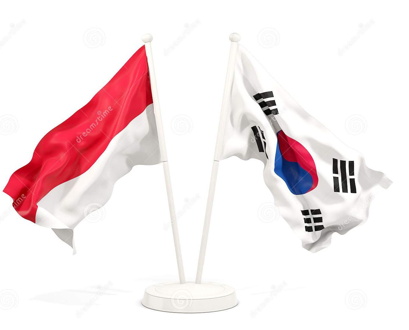 Detail Bendera Indonesia Dan Korea Nomer 9