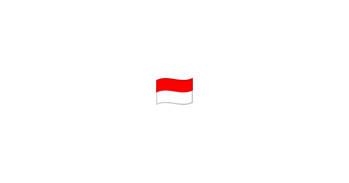 Detail Bendera Indonesia Emoji Nomer 3