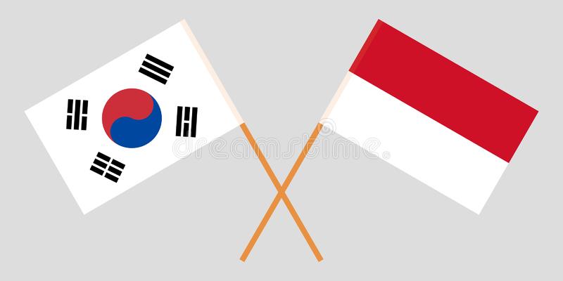 Detail Bendera Indonesia Korea Gambar Bendera Indnesia Dan Korea Png Nomer 2