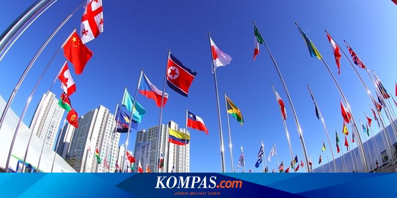 Detail Bendera Indonesia Korea Gambar Bendera Indnesia Dan Korea Png Nomer 31