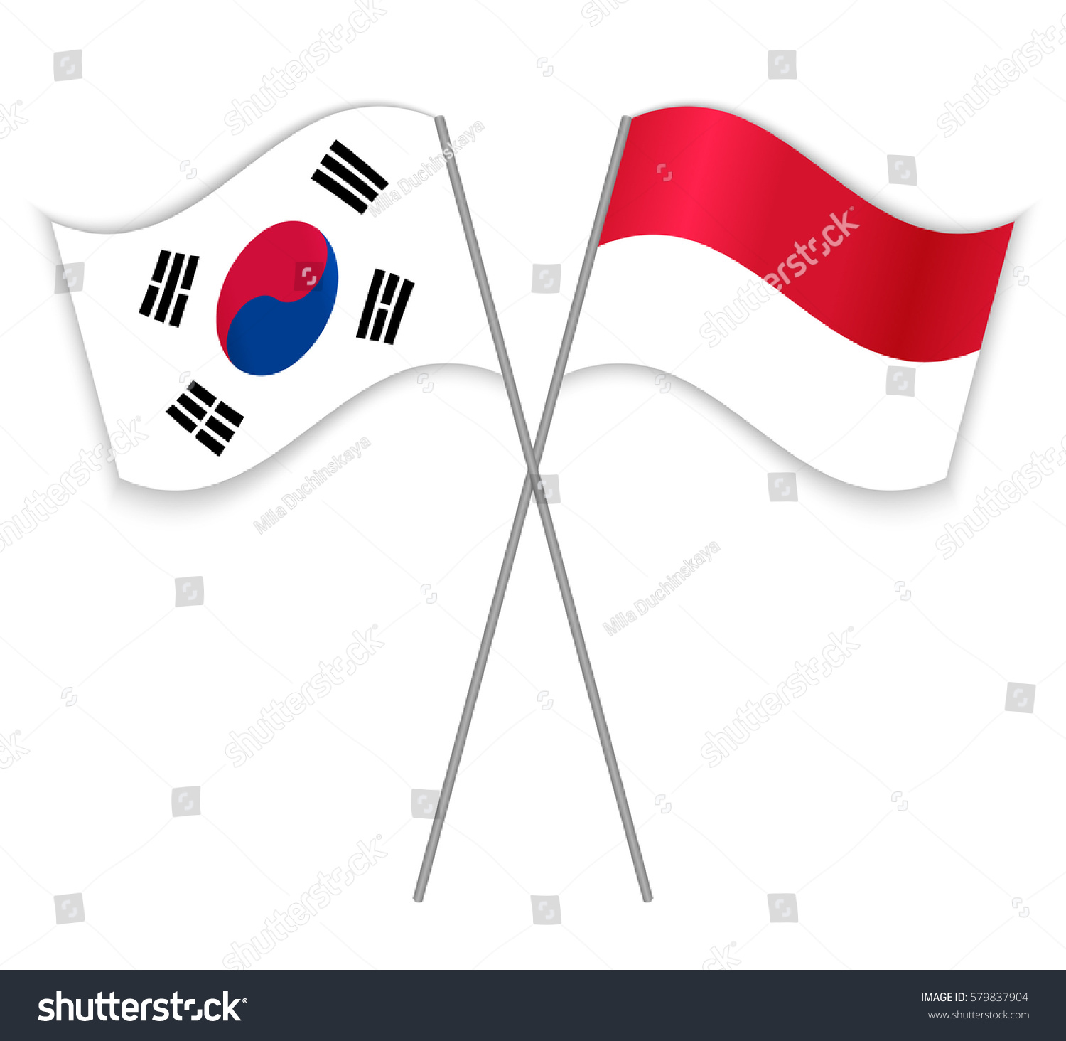 Detail Bendera Indonesia Korea Gambar Bendera Indnesia Dan Korea Png Nomer 38