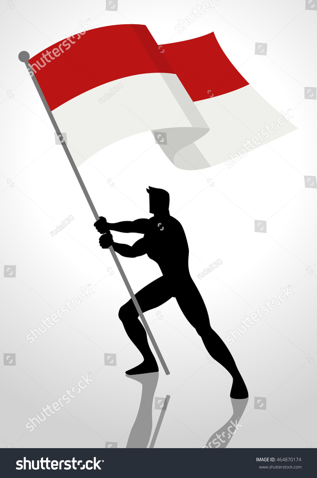 Detail Bendera Indonesia Siluet Nomer 14