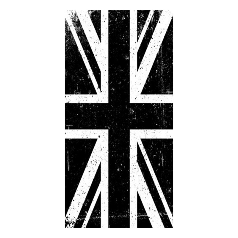 Detail Bendera Inggris Hitam Putih Nomer 3