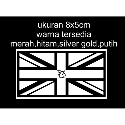 Detail Bendera Inggris Hitam Putih Nomer 44